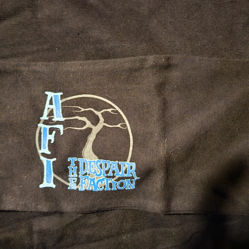 AFI Despair Faction Black Graphic T-Shirt Plus Arm Band - Picture 3 of 5